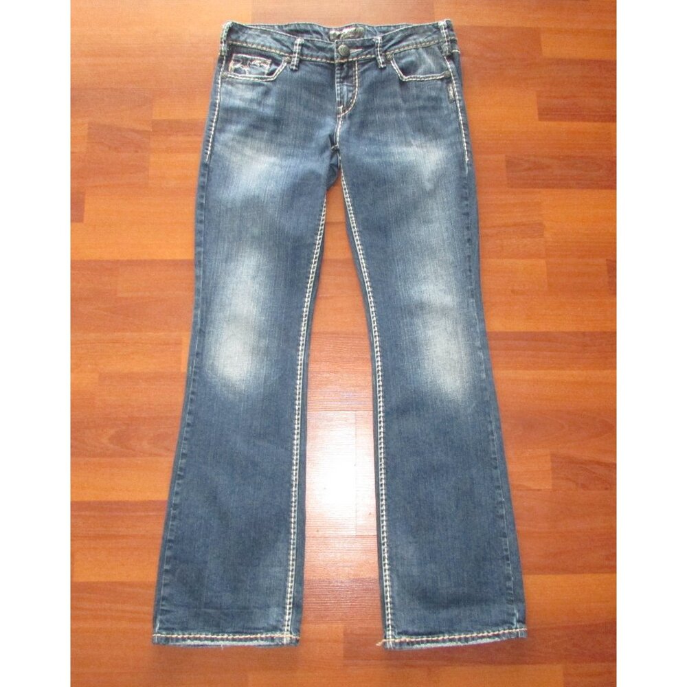 Silver Aiko Bootcut Jeans - 30 x 33 - Picture 3 of 16